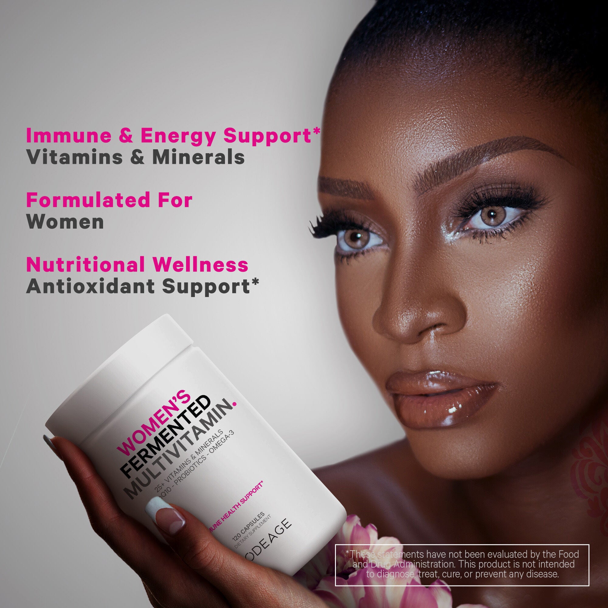 Women's Fermented Multivitamin - 120 Capsules (60 Servings)  | GNC